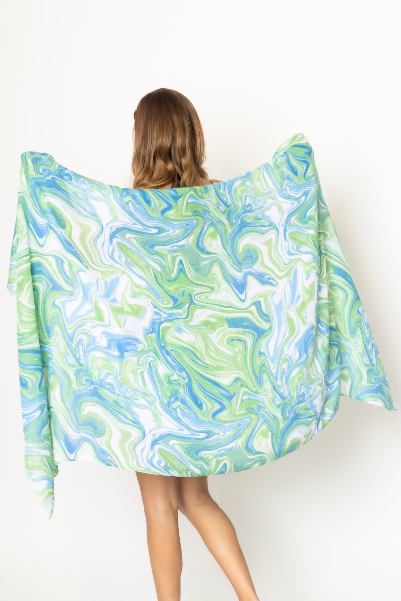 Swirl Print Scarf