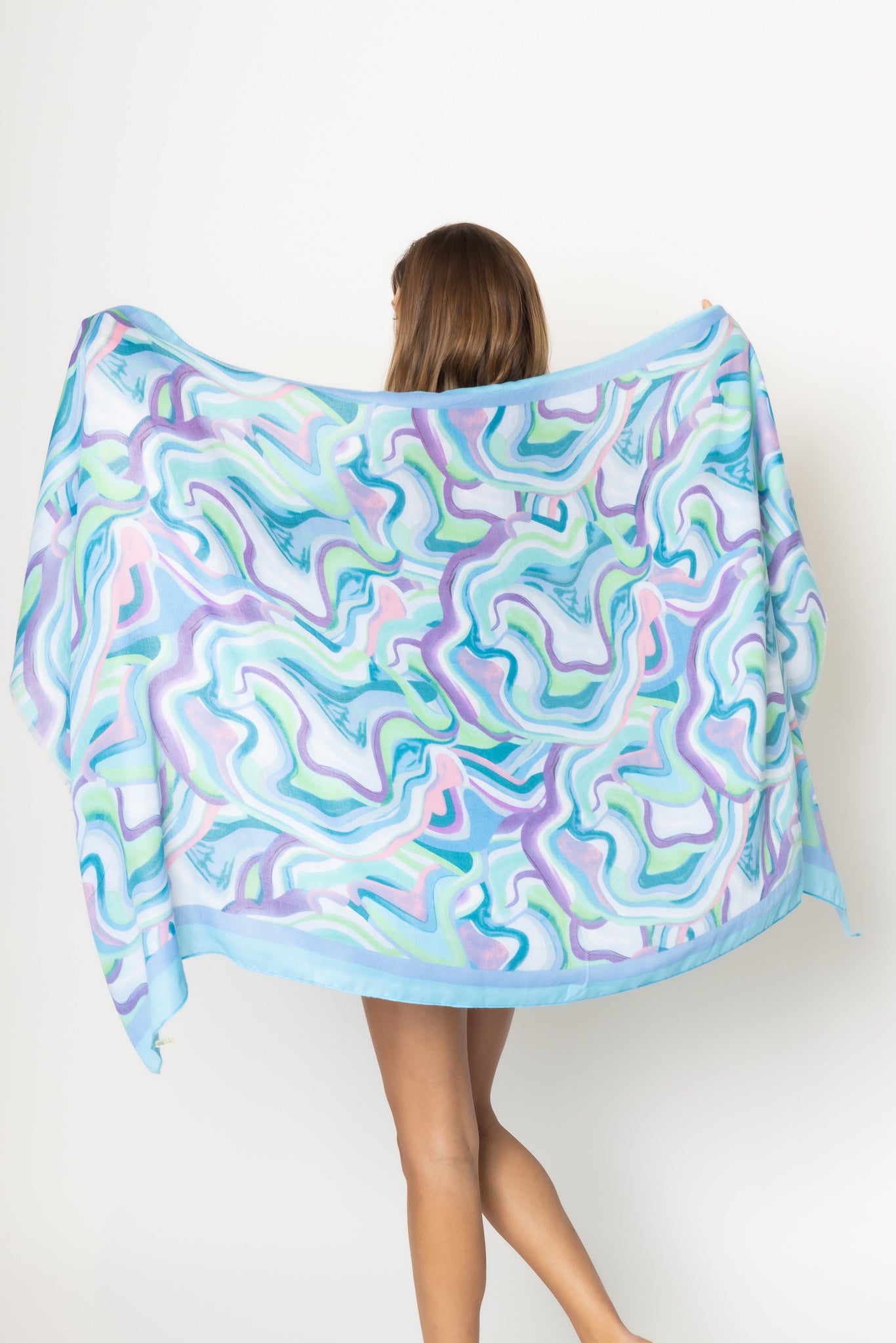 Abstract Print Scarf