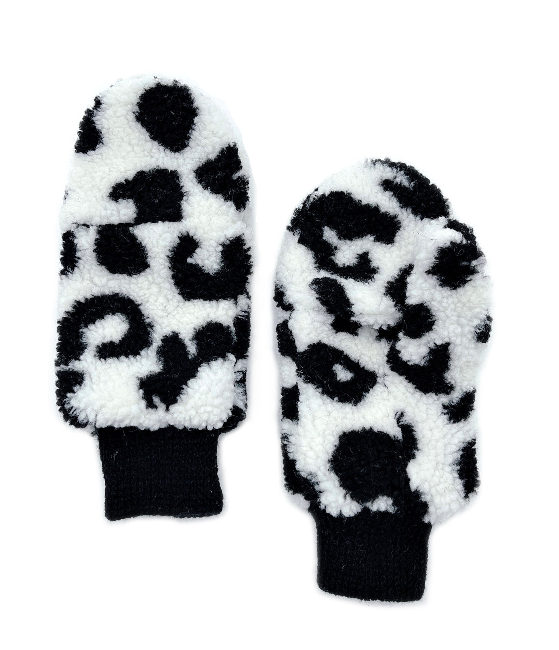 Shop for KW Fashion Leopard Teddy Pop-Top Mittens at doeverythinginloveny.com wholesale fashion accessories