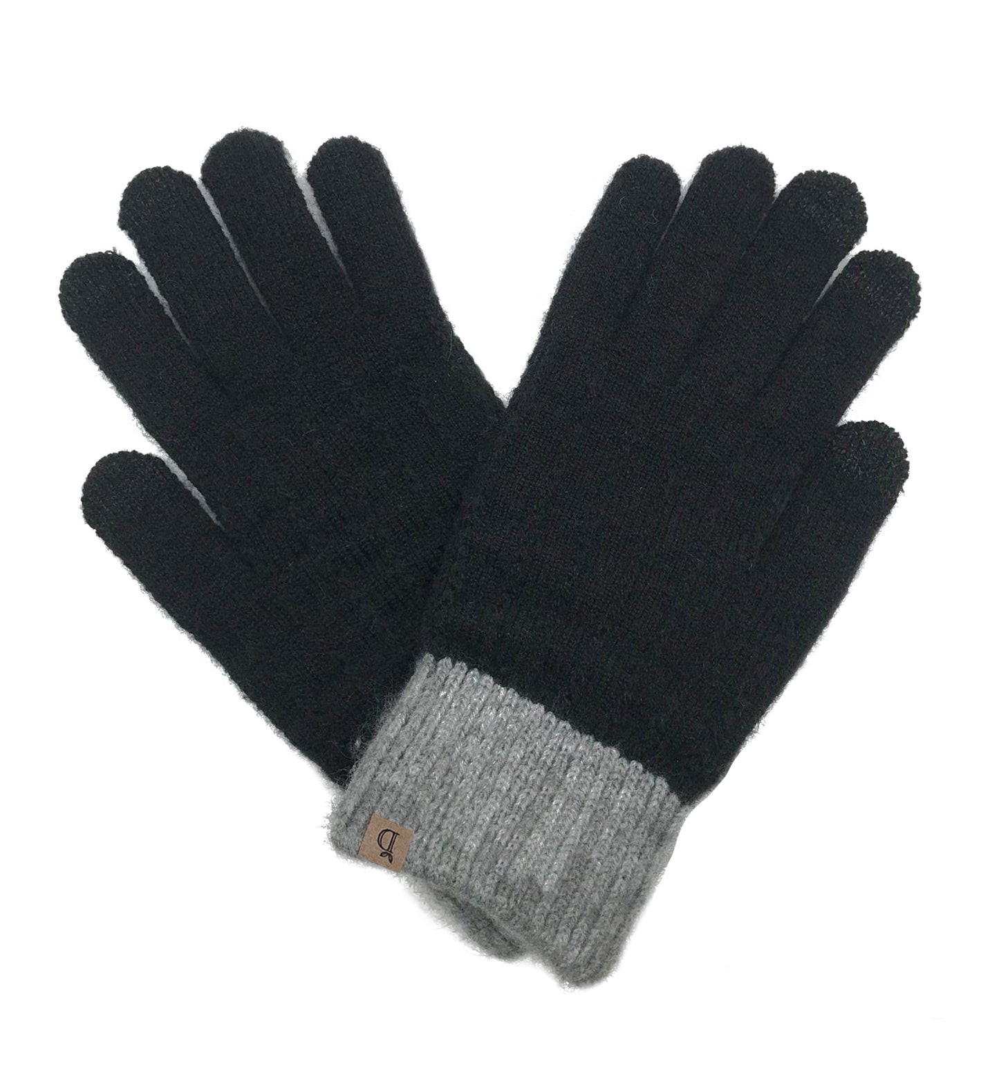 Textured Knit Touch Gloves