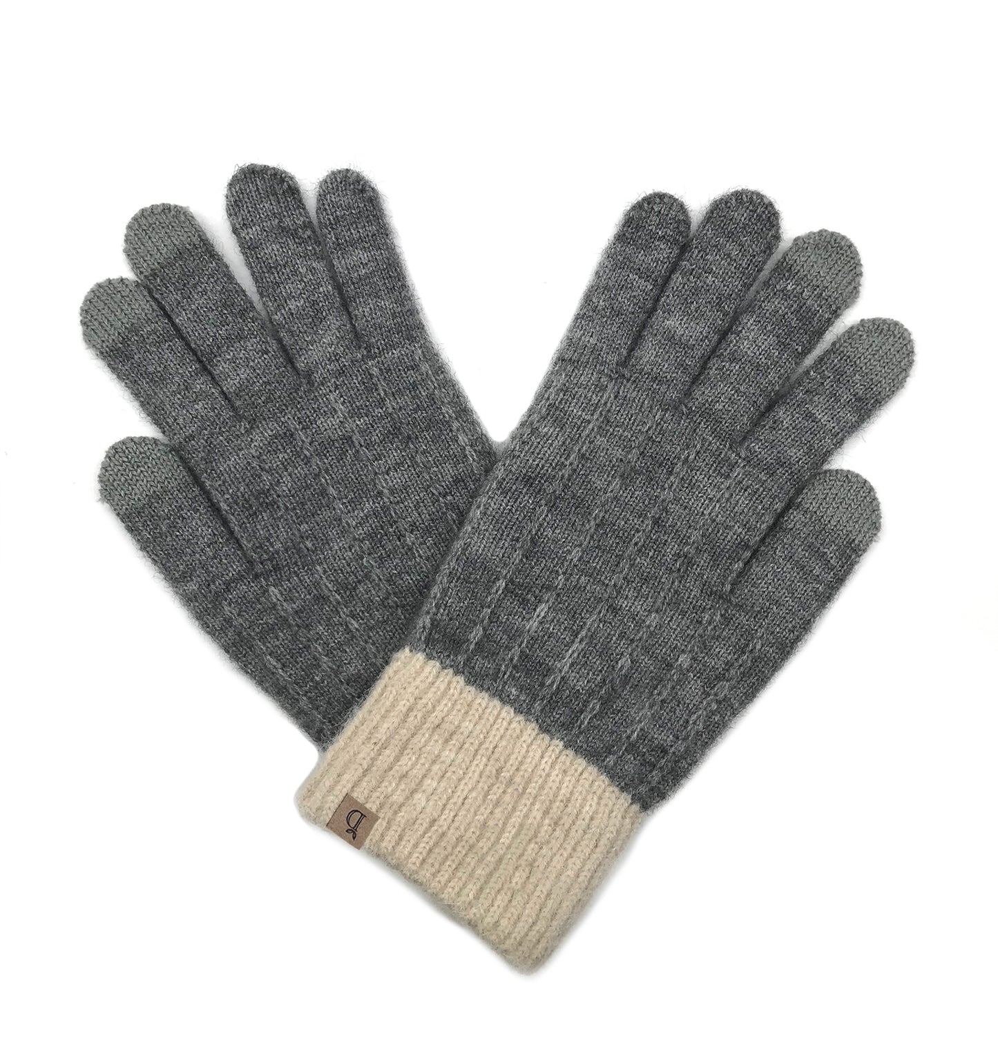 Textured Knit Touch Gloves