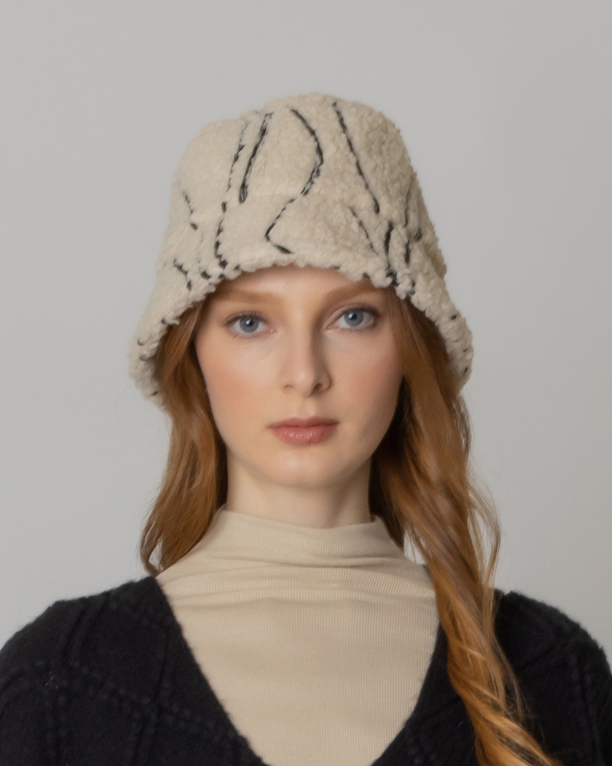 Geometric Sherpa Bucket Hat