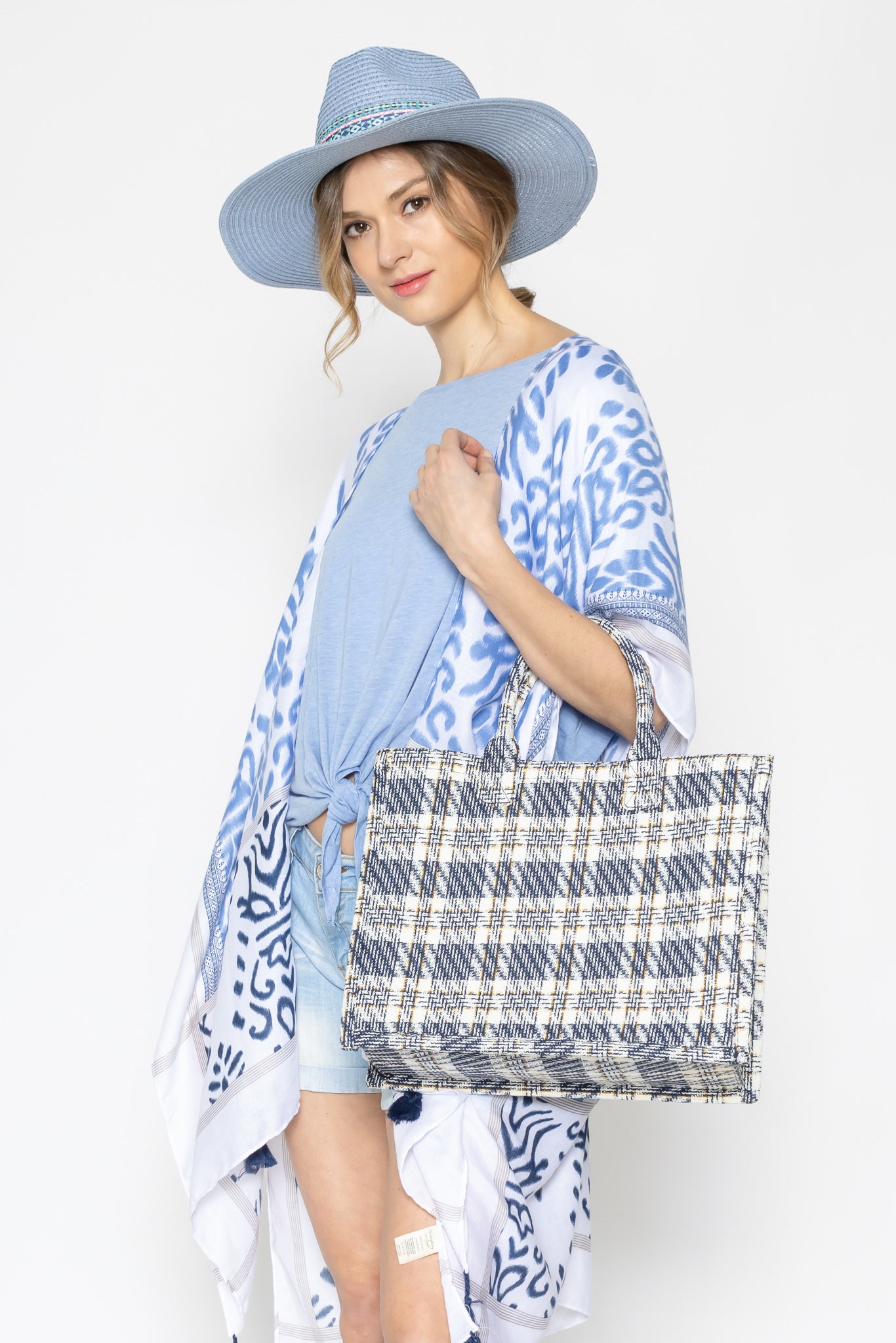 Plaid Tote Bag