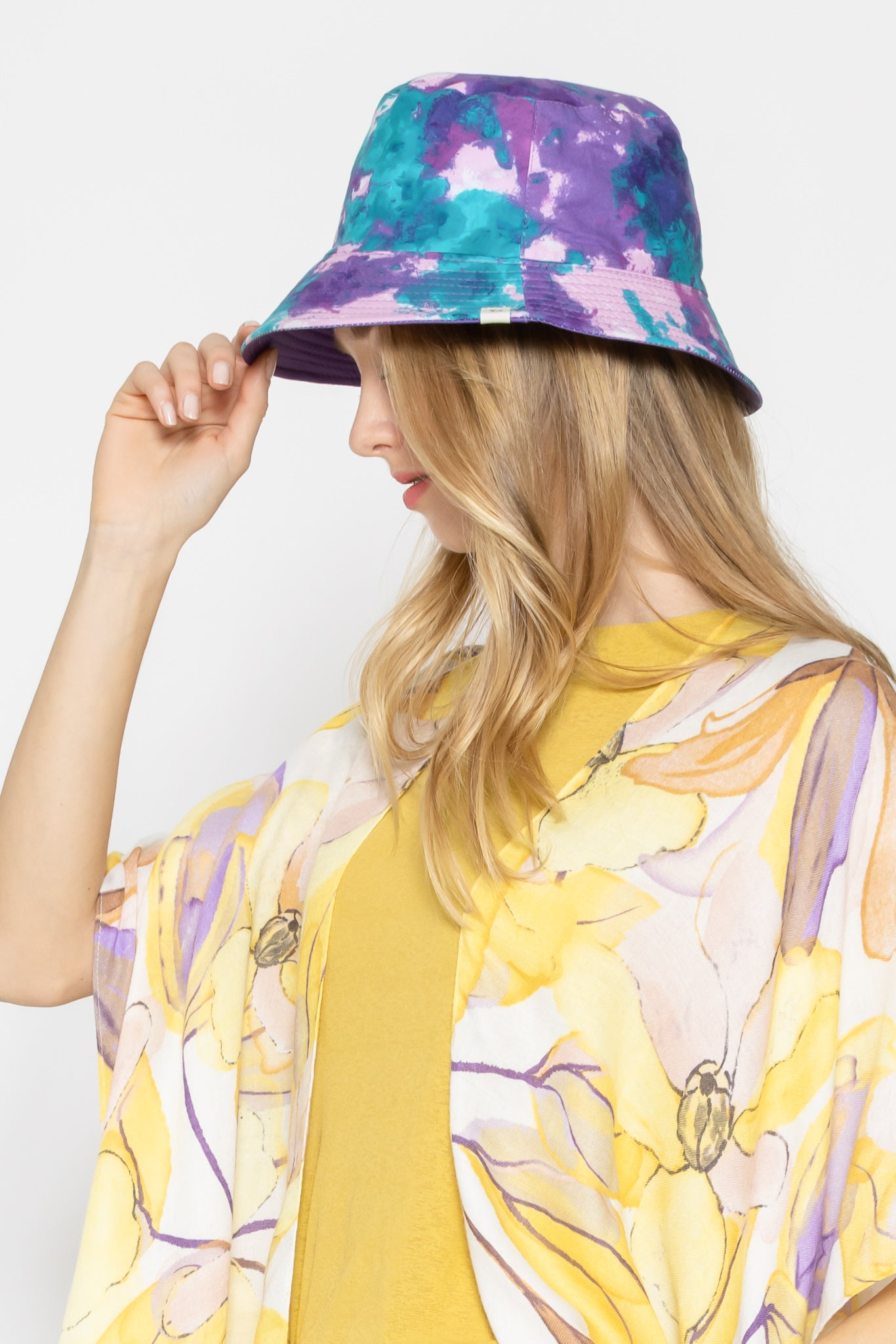 Reversible Tie Dye Reversible Bucket Hat